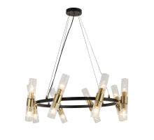 74785/16R BLACK+COPPER (1) Люстра (RL)