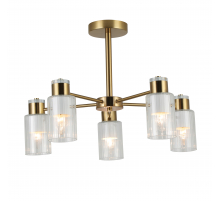 74589/5 ANTIQUE BRASS+WHITE (1) Люстра (RL)