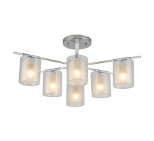 07389/6 CHROME+WHITE (1) Люстра (RL)