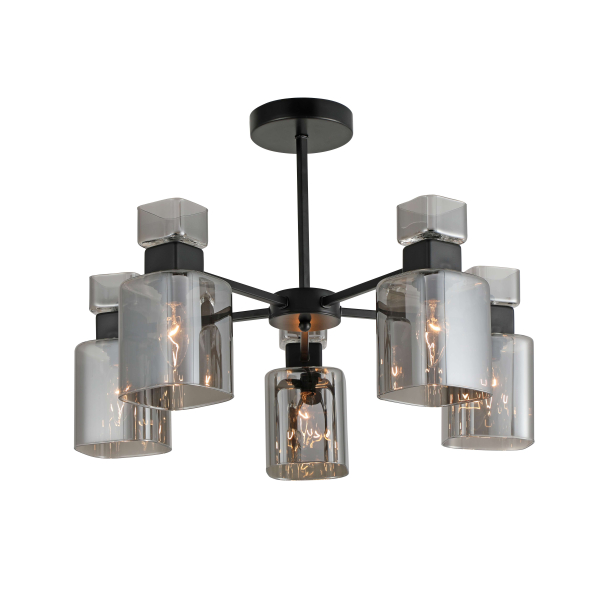 07458/5 BLACK (1) Люстра RL #