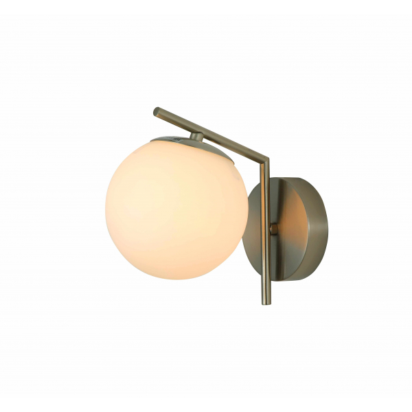 74534/1W SAND NICKEL (1/10) Настенный светильник (RL) 74534/1W SAND NICKEL (1/10) Настенный светильник (RL)