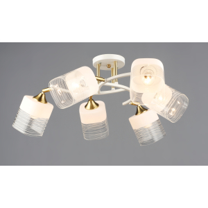 7341/6 WT+COP (1) Люстра RL