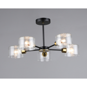 7412/5 BK+COP (1) Люстра RL