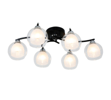 74844/6 BLACK+CHROME (1) Люстра RL