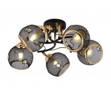 06444/5 BLACK+GOLD (1) Люстра (RL)