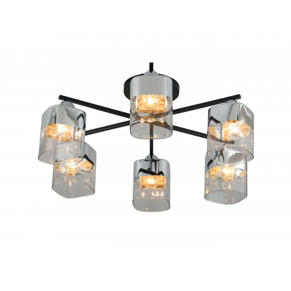 07275/6 BLACK+CHROME (1) Люстра (RL) 07275/6 BLACK+CHROME (1) Люстра (RL)