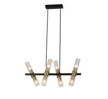 74785/8L BLACK+COPPER (1) Люстра (RL)