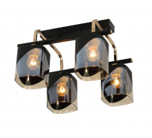 07212/2+2 BLACK+GOLD (2) Люстра (RL)