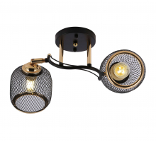 06443/2 BLACK+GOLD (4) Люстра (RL)