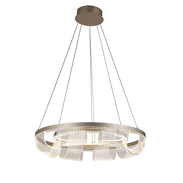3330/600 BRUSHED GREY GOLD / Брашированное серо-золотистое (1) Люстра RL