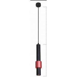 1078B+R/R BLACK+RED (1/30) Светильник