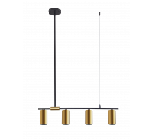 9001A-DW-4 BLACK+BRASS (1) Светильник (NW)