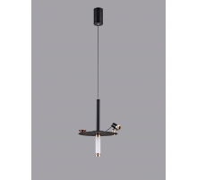 1142B-1 BLACKK+CH (1) Люстра (RL)