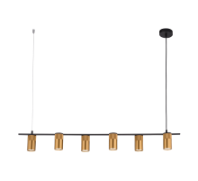 4871MDM/6 BK+BRO (1) Люстра NW