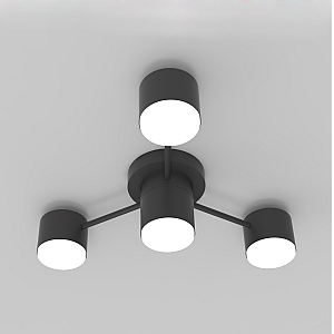 CL-BLACK DOT-R001-GX53*4 BK (1) Люстра RL