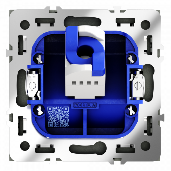 Розетка компьютерная встраиваемая VOLTUM S70 RJ45 кат.6, (графит) Розетка компьютерная встраиваемая VOLTUM S70 RJ45 кат.6, (графит)