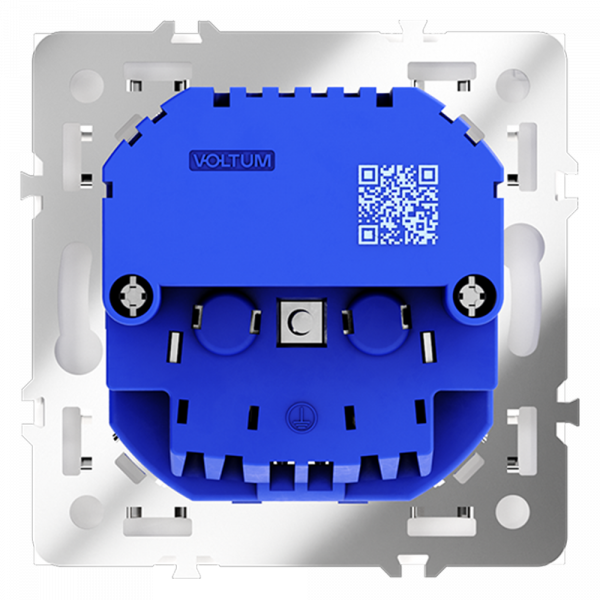 Розетка встраиваемая VOLTUM S70 с заземлением и защитными шторками, 16А, с USB, A+A, (белый матовый) Розетка встраиваемая VOLTUM S70 с заземлением и защитными шторками, 16А, с USB, A+A, (белый матовый)